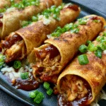 BBQ Chicken Taquitos – Easy Leftover Grilled Chicken Dinner
