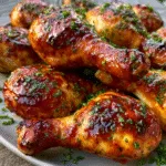 BBQ Ranch Chicken Drumsticks – Sticky Oven-Free Summer Dinner