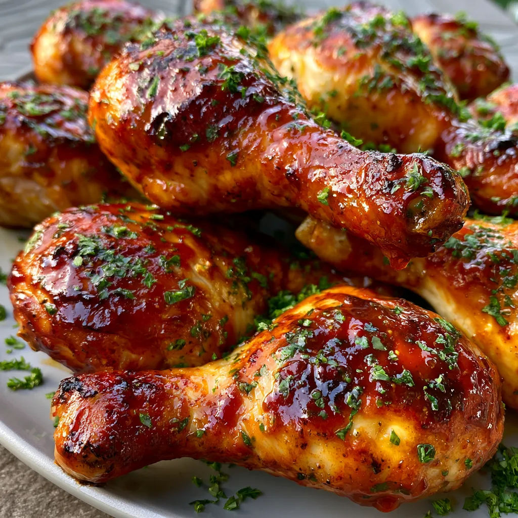BBQ Ranch Chicken Drumsticks – Sticky Oven-Free Summer Dinner