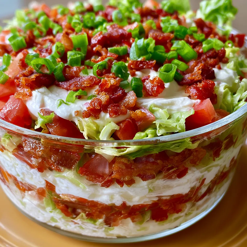 BLT Dip – Layered Creamy Dip Ready in 5 Minutes