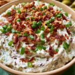Bacon Ranch Pickle Dip – No-Bake Party Appetizer