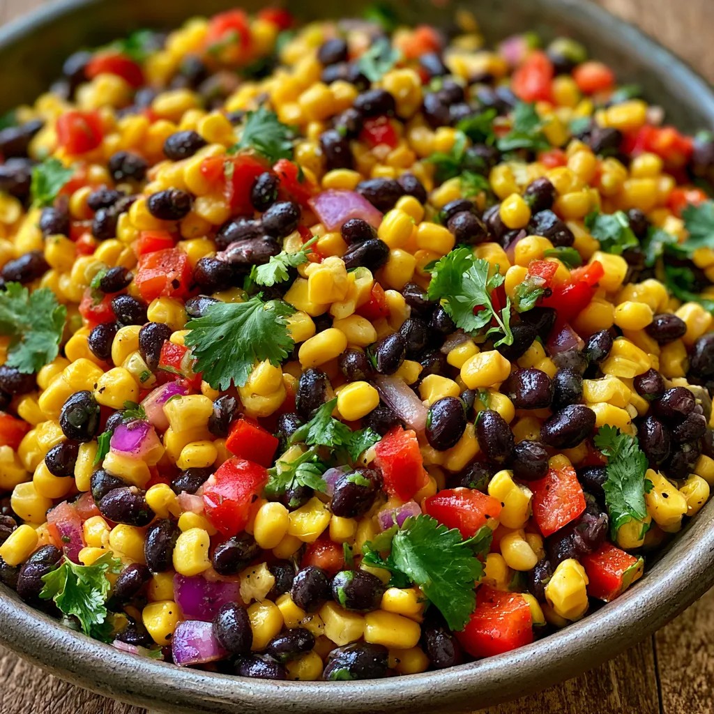 Black Bean Corn Salad with Lime – No-Cook Cookout Side