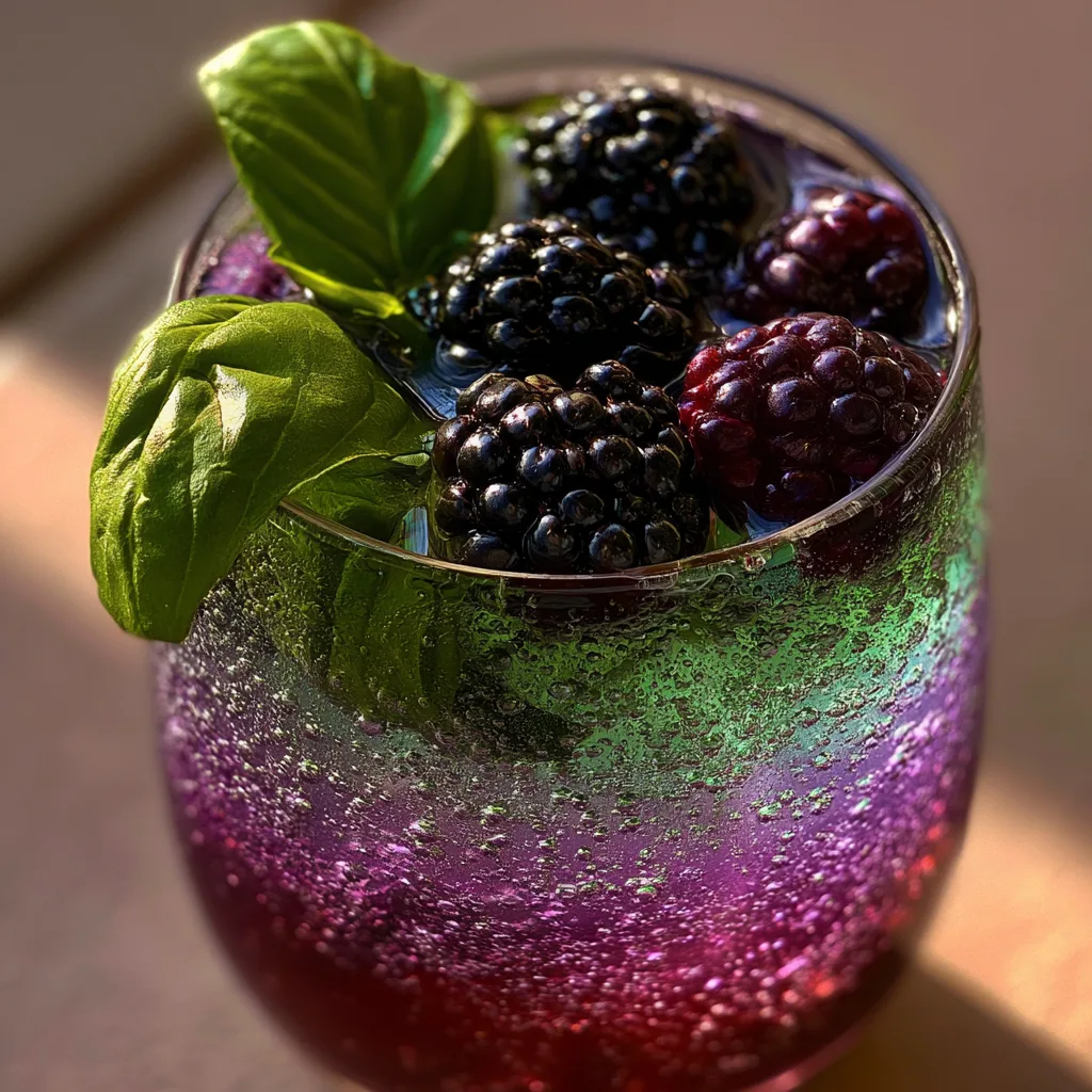 Blackberry Basil Lemonade – Pretty Summer Party Drink