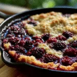 Blackberry Cobbler in a Cast Iron Skillet – Southern Summer Classic