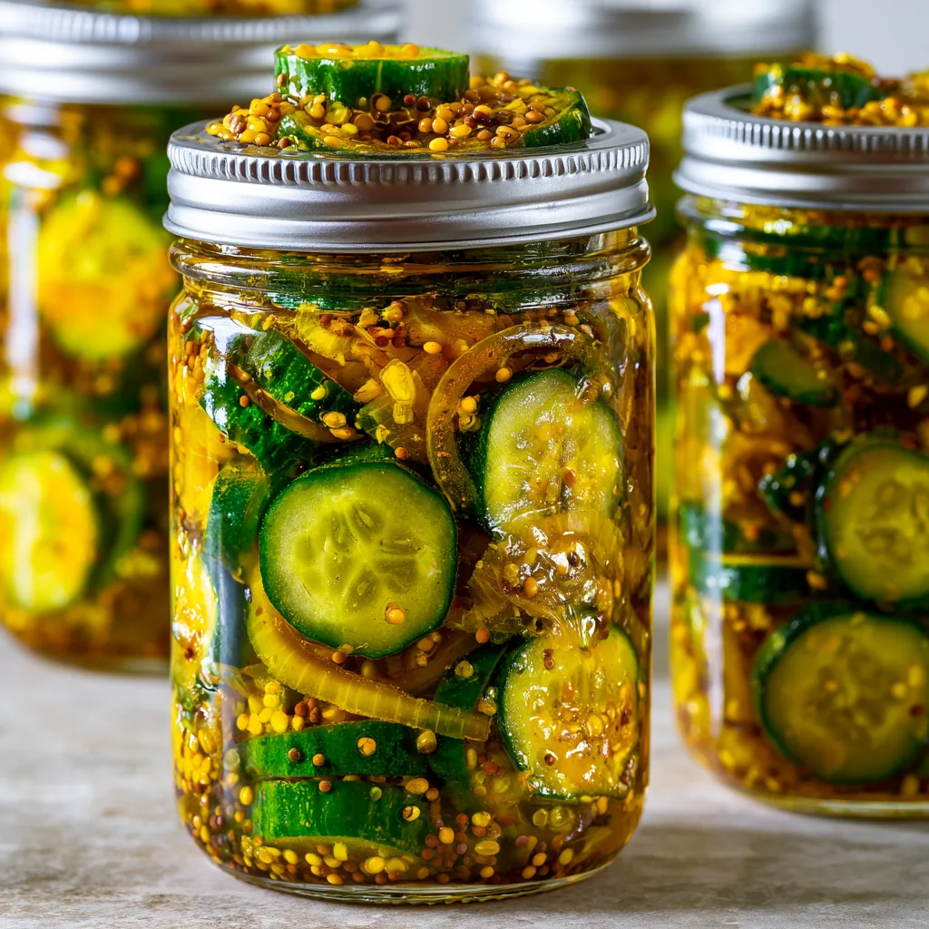 Bread and Butter Pickles Canning Recipe