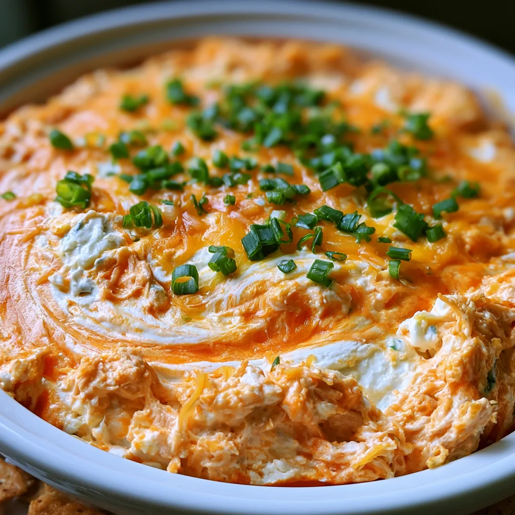 Buffalo Chicken Dip – Cold Version No Bake, Perfect for BBQs