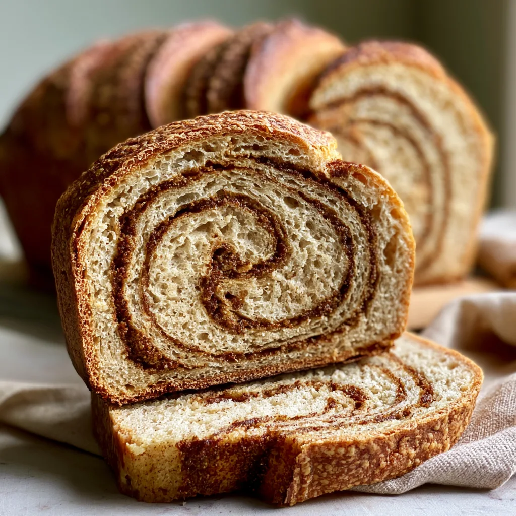 Chai Latte Sourdough Bread With Flavor Swirls