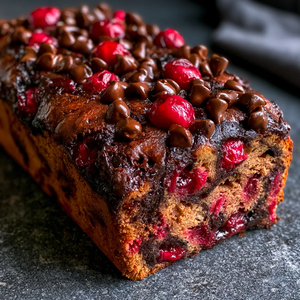 Cherry Garcia Loaf Cake