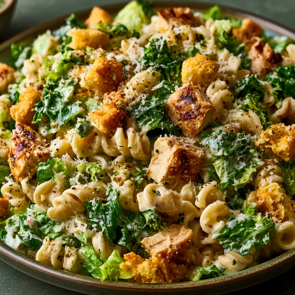 Chicken Caesar Pasta Salad – Easy Summer Lunch for a Crowd
