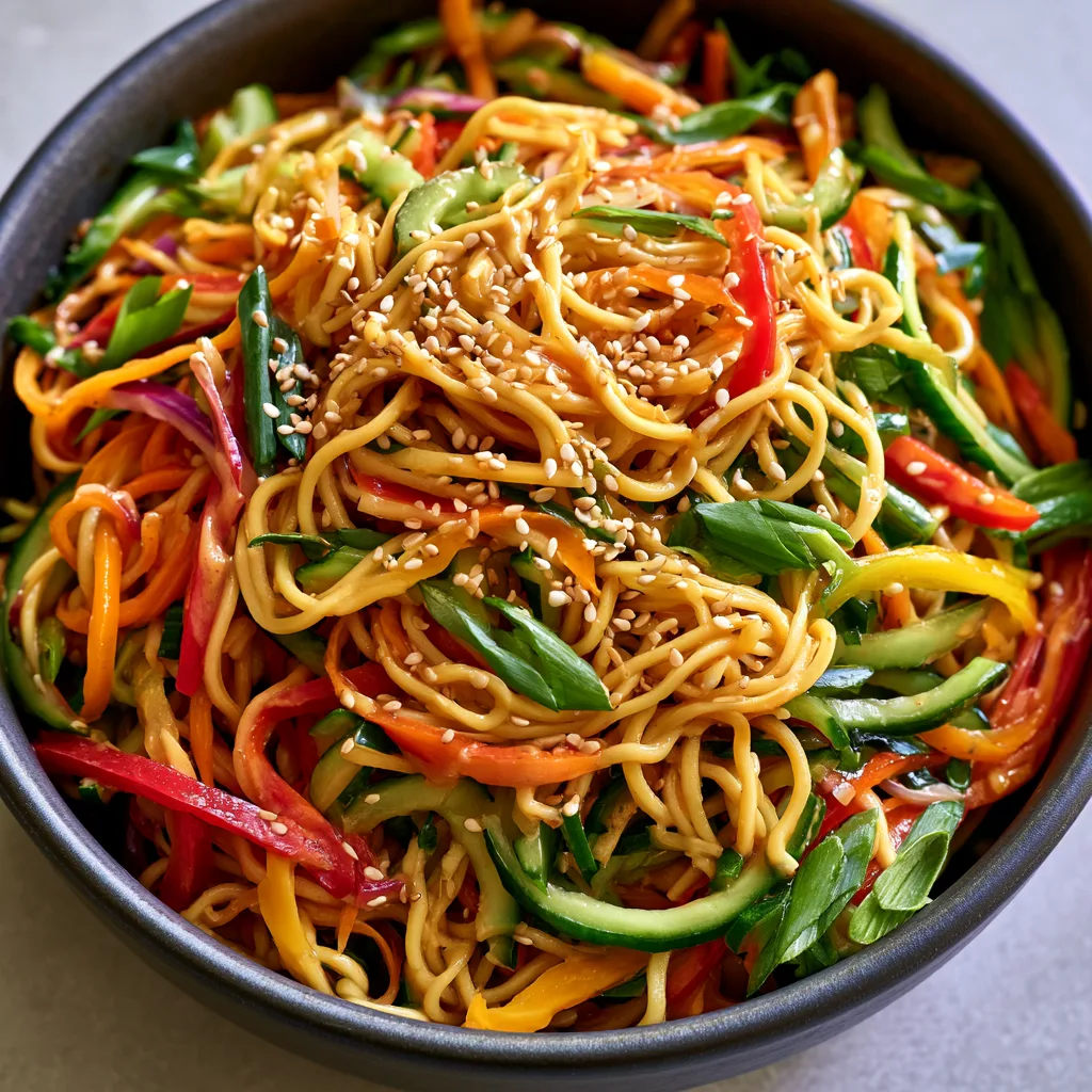 Cold Sesame Noodle Salad – Make-Ahead, No Heat Required