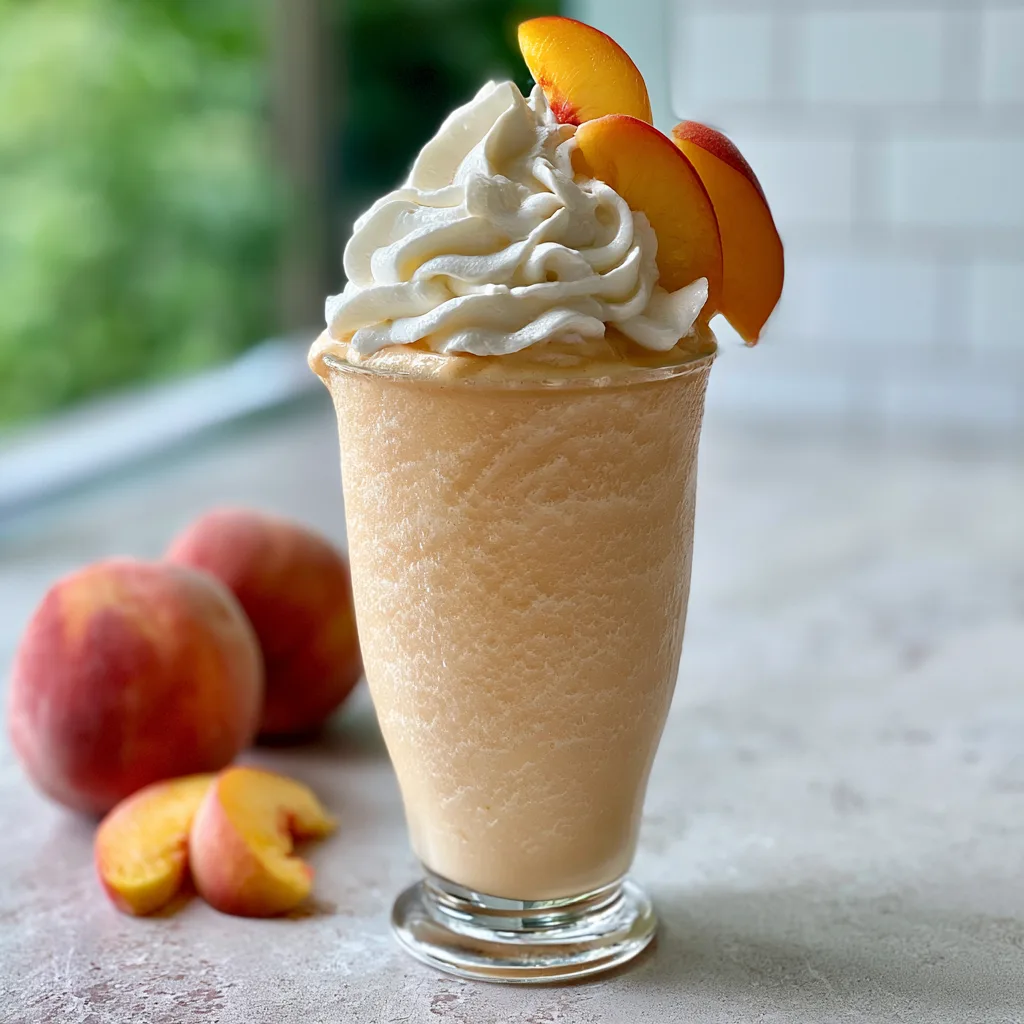 Copycat Chick-fil-A Peach Milkshake – Creamy Frozen Treat