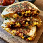 Corn & Black Bean Quesadillas – 4 Ingredients, 10-Minute Dinner