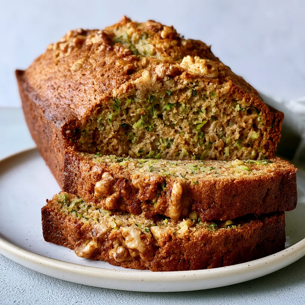Cozy Classic Zucchini Bread with Walnuts Easy Moist Homemade Recipe