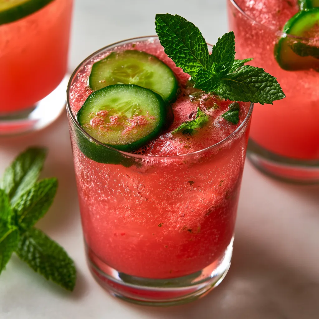 Cucumber Watermelon Refresher – Hydrating Beach Day Drink