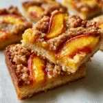 Delicious Peach Pie Bars - A Handheld Summer Dessert You’ll Love!