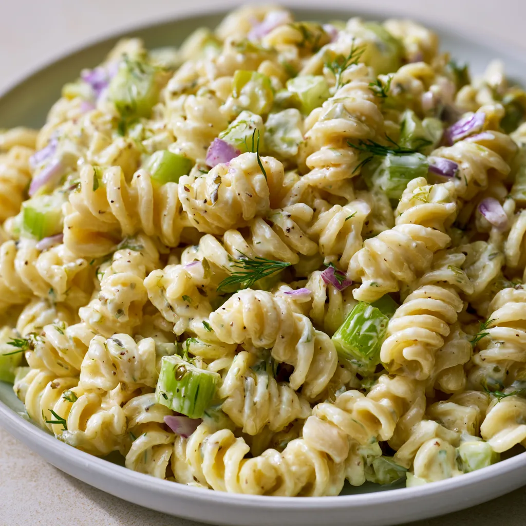 Dill Pickle Pasta Salad – Tangy Cookout Side Everyone Saves