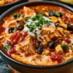 Easy Creamy Chicken Taco Soup