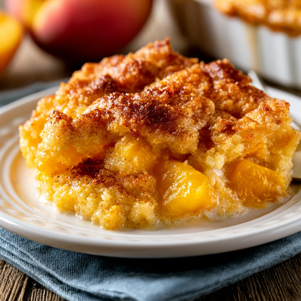 Easy Homemade Peach Cobbler: A Sunday Dinner Delight! ??