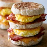 Freezer Breakfast Sandwiches – Copycat Egg McMuffin Meal Prep