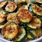 Garlic Parmesan Roasted Zucchini – Crispy Healthy Side in 25 Mins