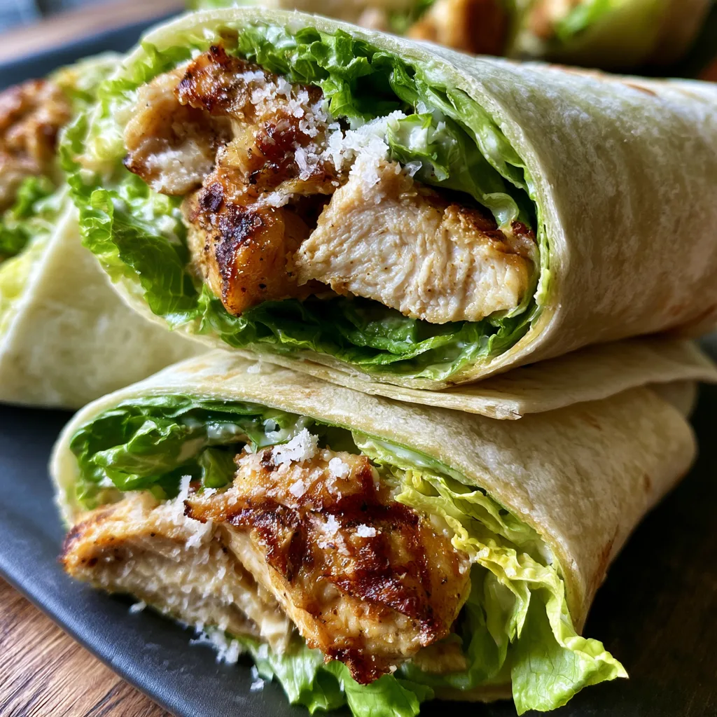 Grilled Chicken Caesar Wraps – Packable Beach Lunch or Easy Dinner