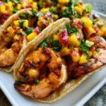 Grilled Shrimp Tacos with Mango Salsa – Summer Dinner in 15 Min