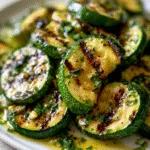 Grilled Zucchini with Lemon Herb Butter – Best 10-Minute Veggie Side