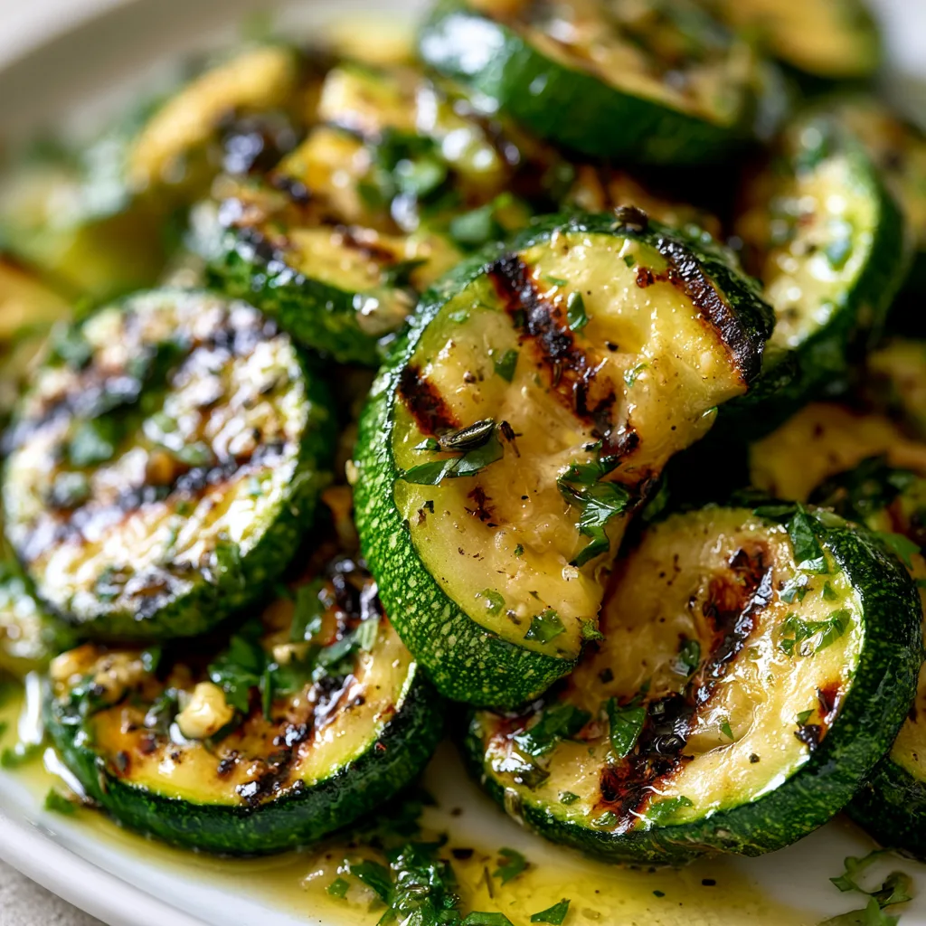 Grilled Zucchini with Lemon Herb Butter – Best 10-Minute Veggie Side