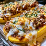 Italian Stuffed Yellow Squash Boats