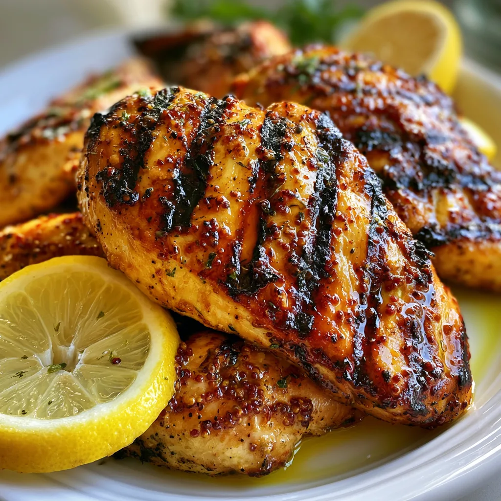 Lemon Dijon Grilled Chicken Breasts – Juicy Meal Prep Favorite