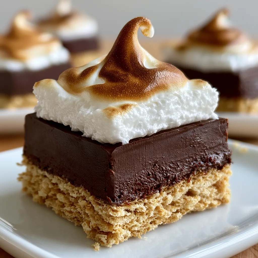 No-Bake S'mores Bars – Campfire Flavor Without the Fire