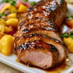 Peach Glazed Pork Tenderloin – One Pan, Under 30 Minutes, Company-Worthy
