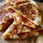Pizza Quesadilla Triangles – 10-Minute Lunchbox Snack