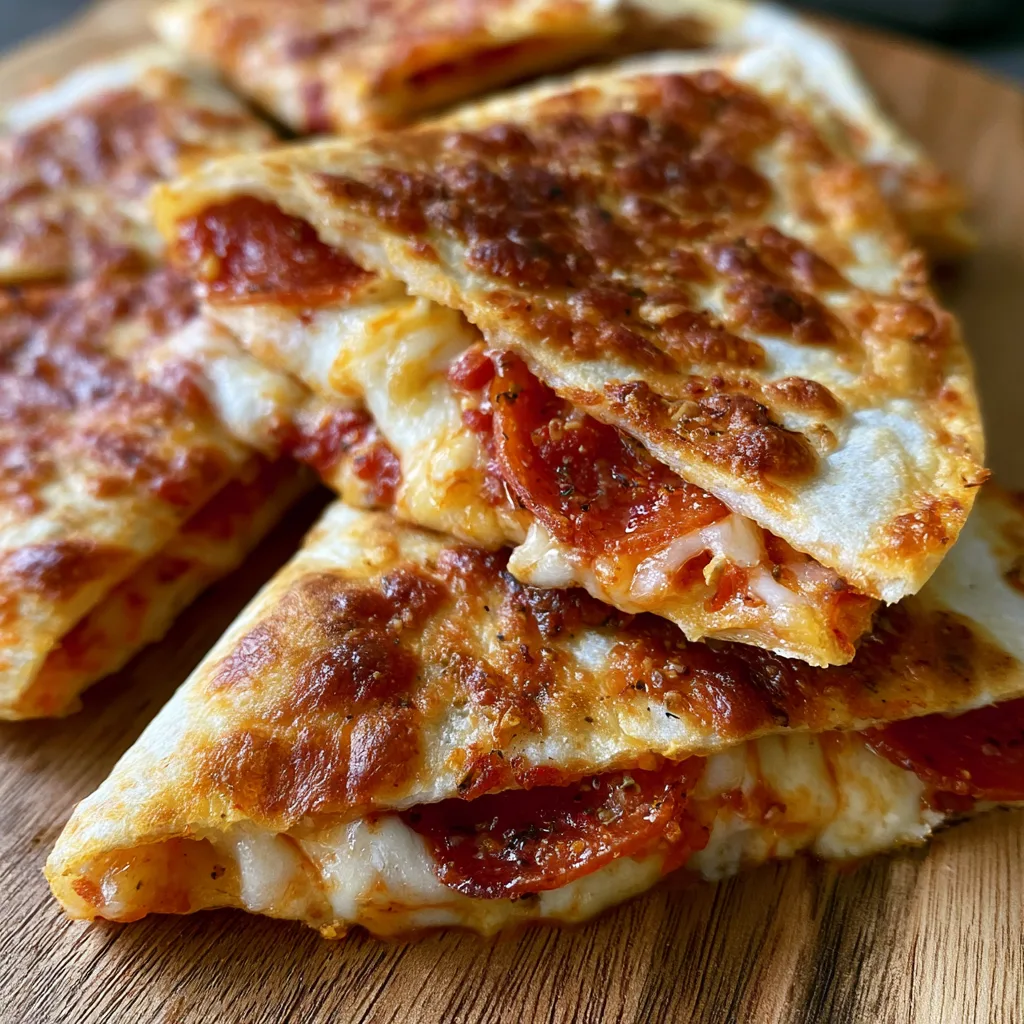 Pizza Quesadilla Triangles – 10-Minute Lunchbox Snack