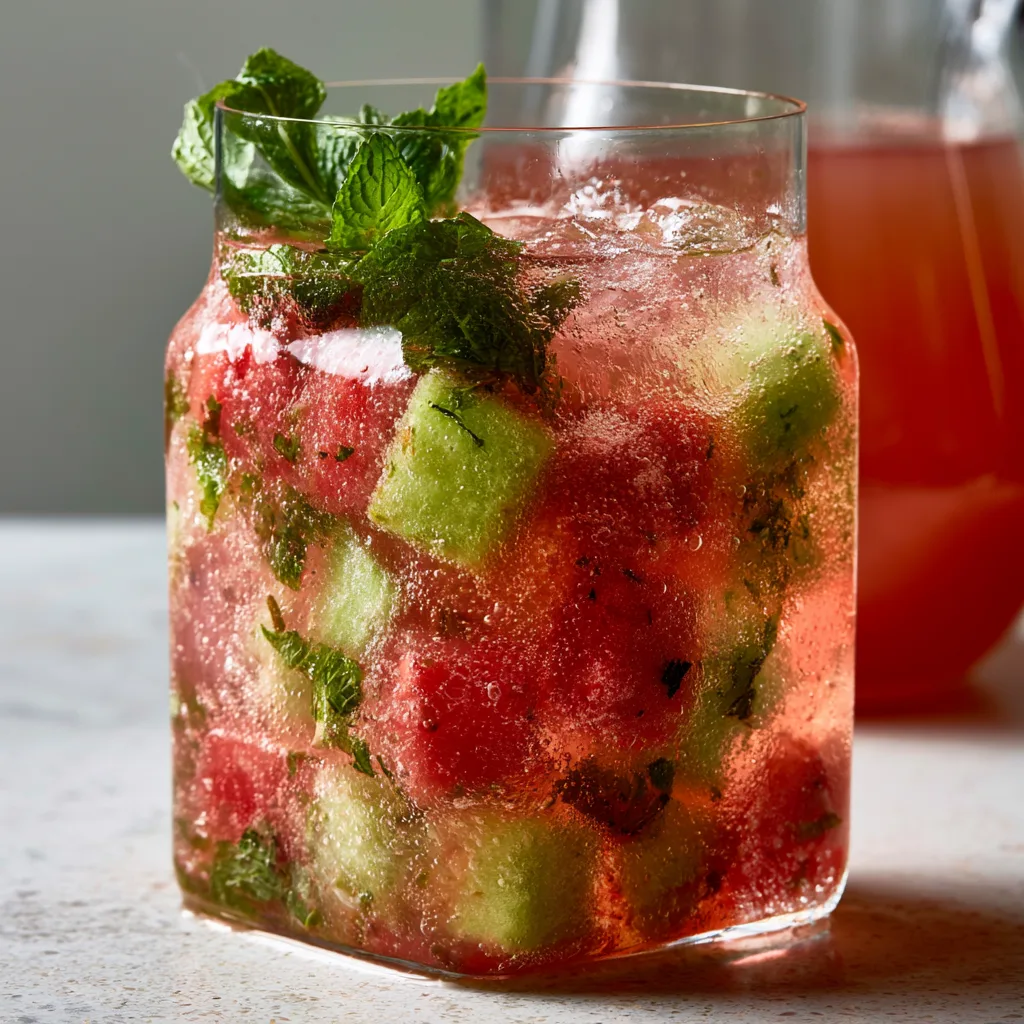 Sparkling Watermelon Rosé Punch – Easy Pitcher Drink for Summer Parties