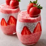 Strawberry Chia Pudding – Make Ahead, High Protein Summer Breakfast