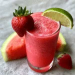 Strawberry Watermelon Agua Fresca with Lime