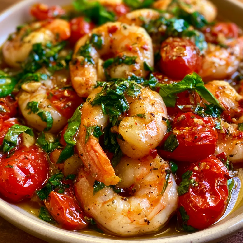 Tomato Basil Shrimp Scampi – One Pan, Ready in Under 20 Minutes