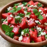 Watermelon Feta Mint Salad – Cool, Sweet & Summer-Perfect