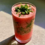 Watermelon Mint Smoothie – 2-Ingredient No-Sugar Summer Breakfast