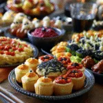 10 Spooky Potluck Food Ideas & Creepy Halloween Party Snacks (fun spooky appetizers + treats!)