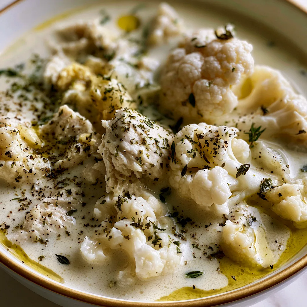 30-Minute Cauliflower Chicken Soup | Easy Anti-Inflammatory Recipe - Beauty Bites