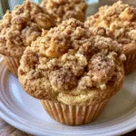 Apple Muffins with Crumb Topping