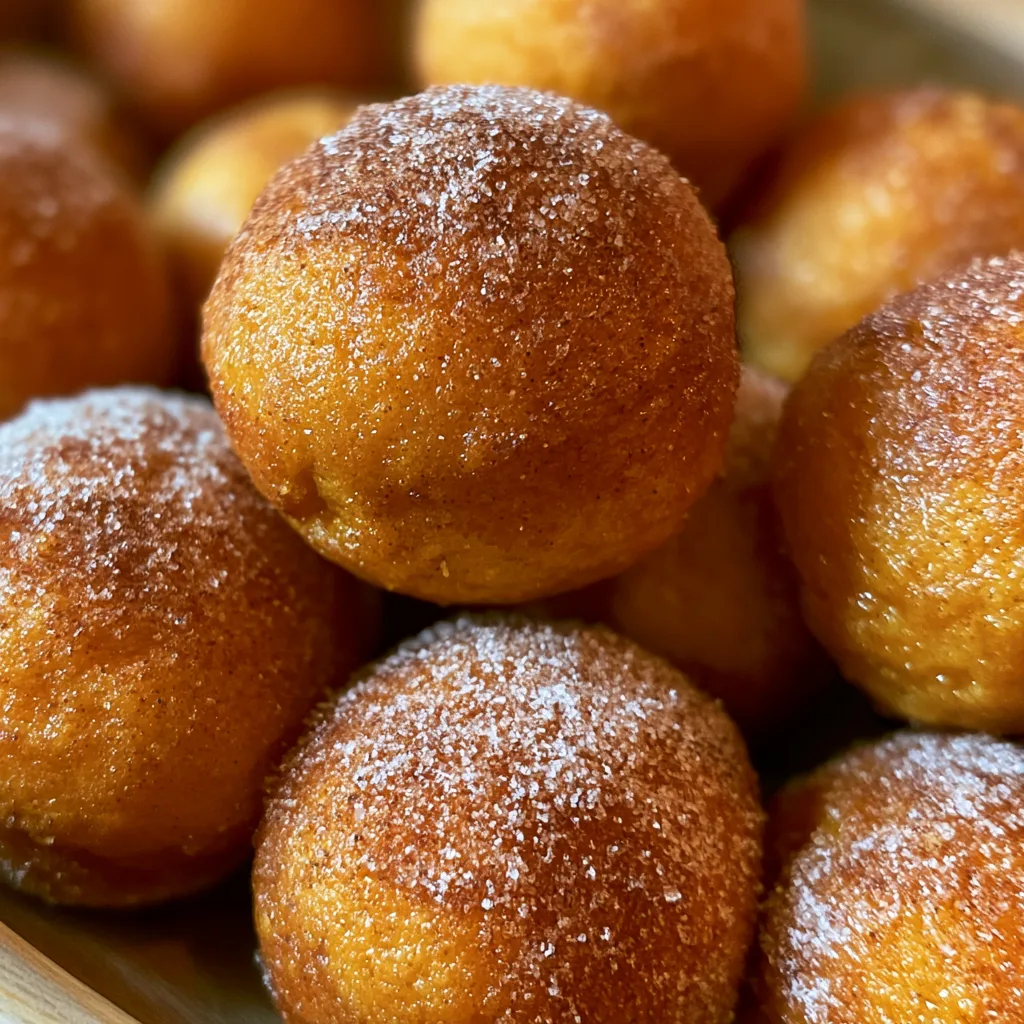 Baked Pumpkin Donut Holes