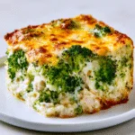 Creamy Chicken Broccoli Rice Cheese Casserole