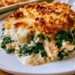 Creamy Chicken and Spinach Casserole