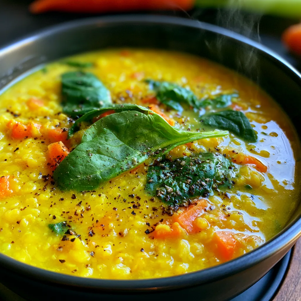 Detox Turmeric Lentil Soup | Vegan & Gluten Free Recipe | Simply Quinoa