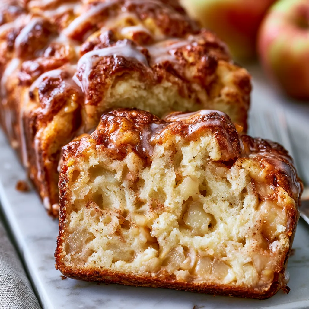 Easy Amish Apple Fritter Bread