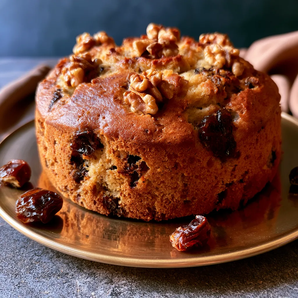 Easy Date And Walnut Cake