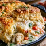 Easy Homemade Chicken Pot Pie Casserole Recipe | Comforting, Creamy, and Family-Friendly!